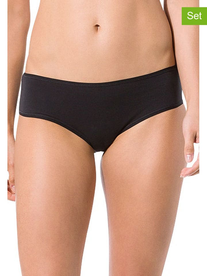 2er-Set: Pantys in Schwarz