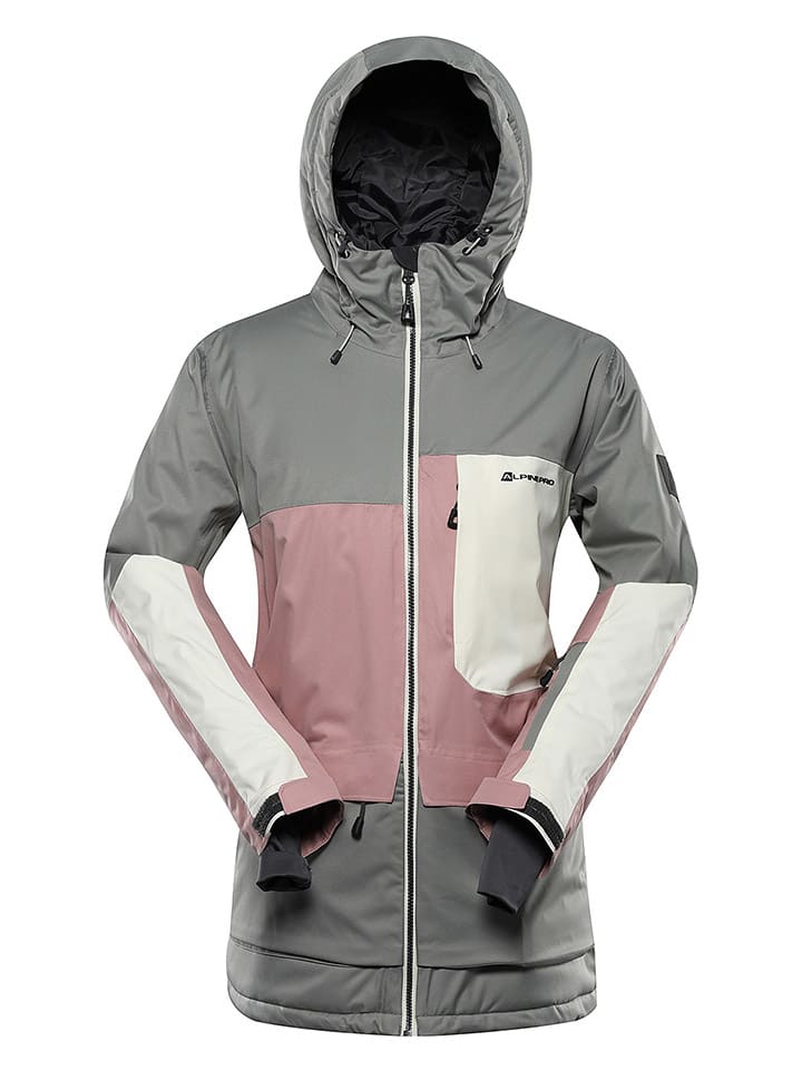 Ski-/ Snowboardjacke "Garga" in Grau/ Rosa