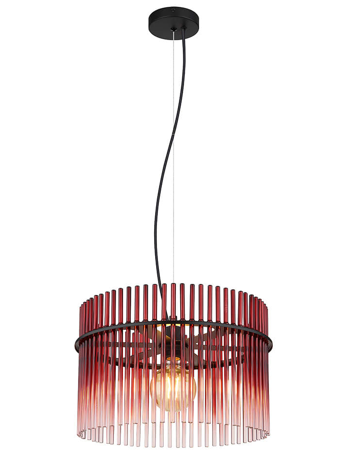 Hängeleuchte "Gorley" in Rot - Ø 40 cm
