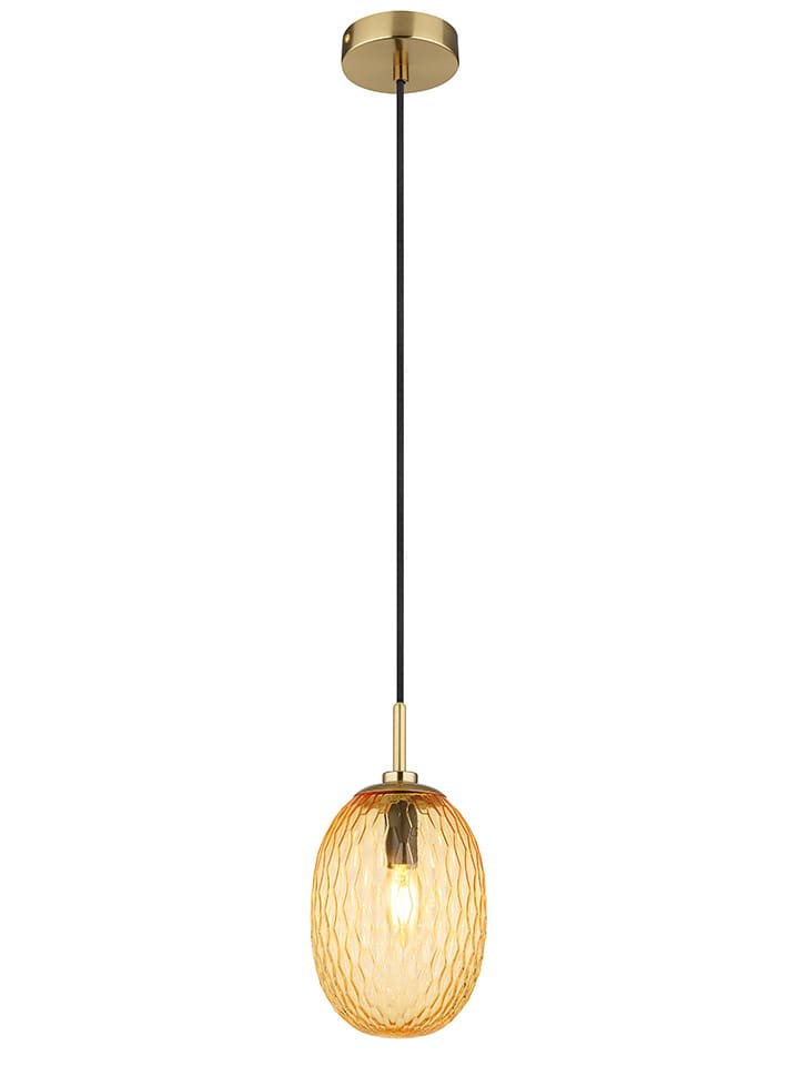 Hängeleuchte ''Devin'' in Gold - (H)120 x Ø 15 cm