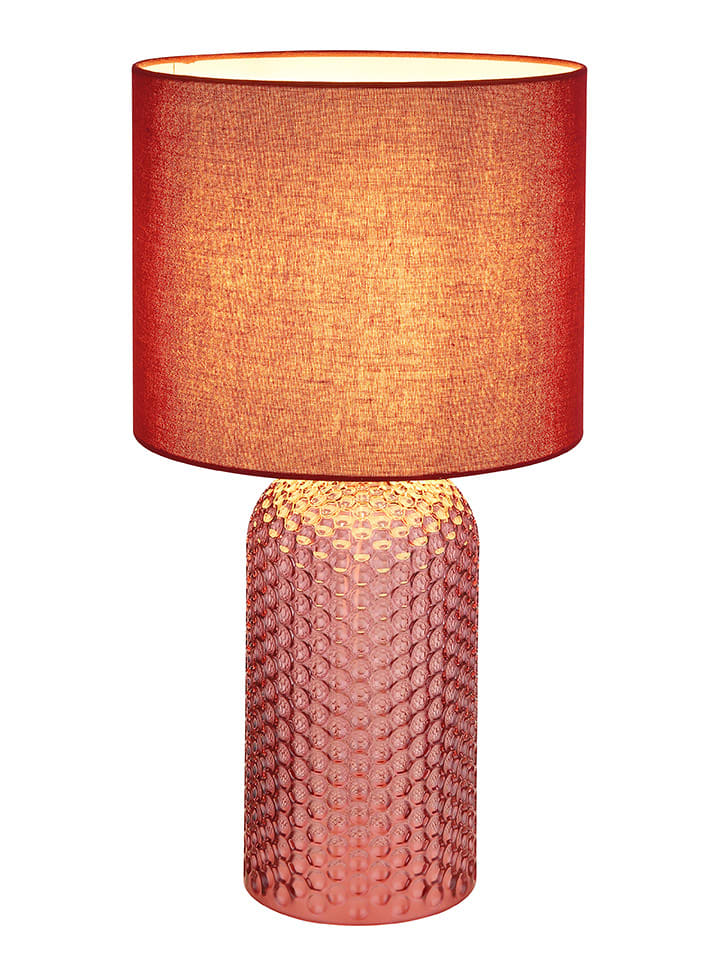 Tischleuchte "Sofia" in Orange - (H)50 x Ø 26,5 cm