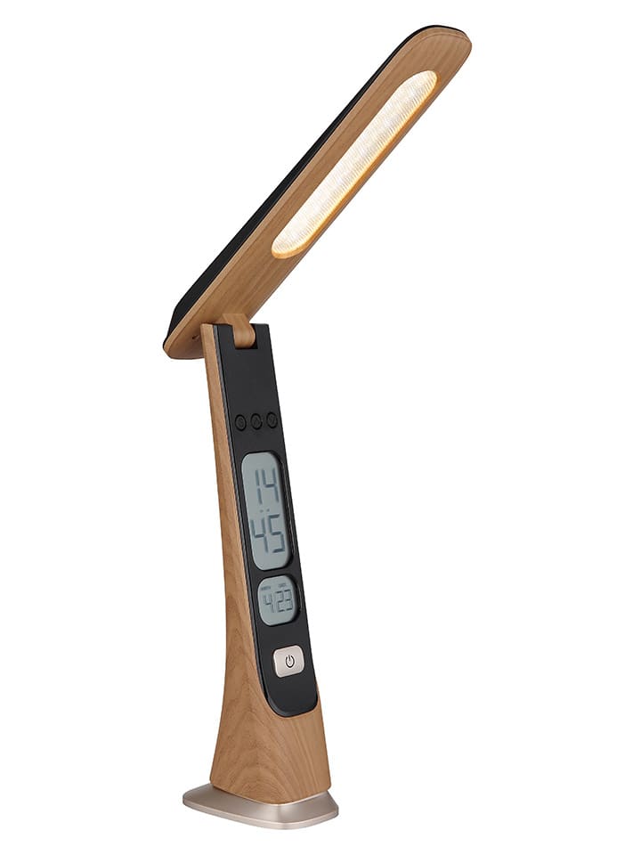LED-Tischleuchte "Averie" in Helllbraun - (B)24,5 x (H)31,4 x (T)5,7 cm
