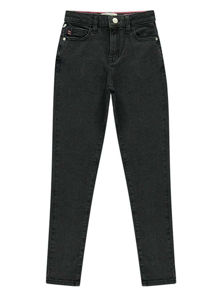 Jeans "Isalie" - Straight fit - in Schwarz