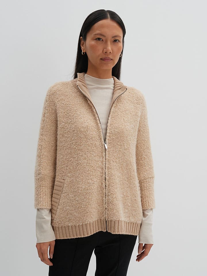 Cardigan in Hellbraun