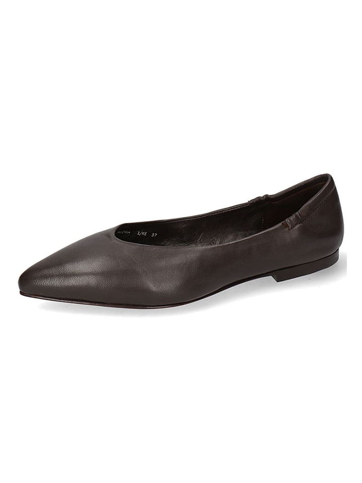 Leder-Ballerinas "Alora 1" in Braun
