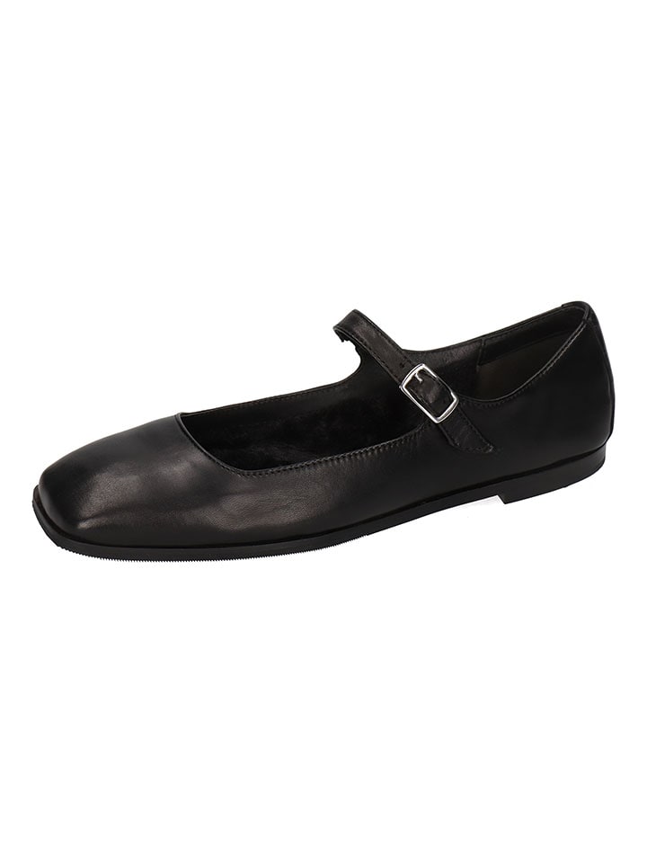 Leren ballerina's "Livia 7" zwart
