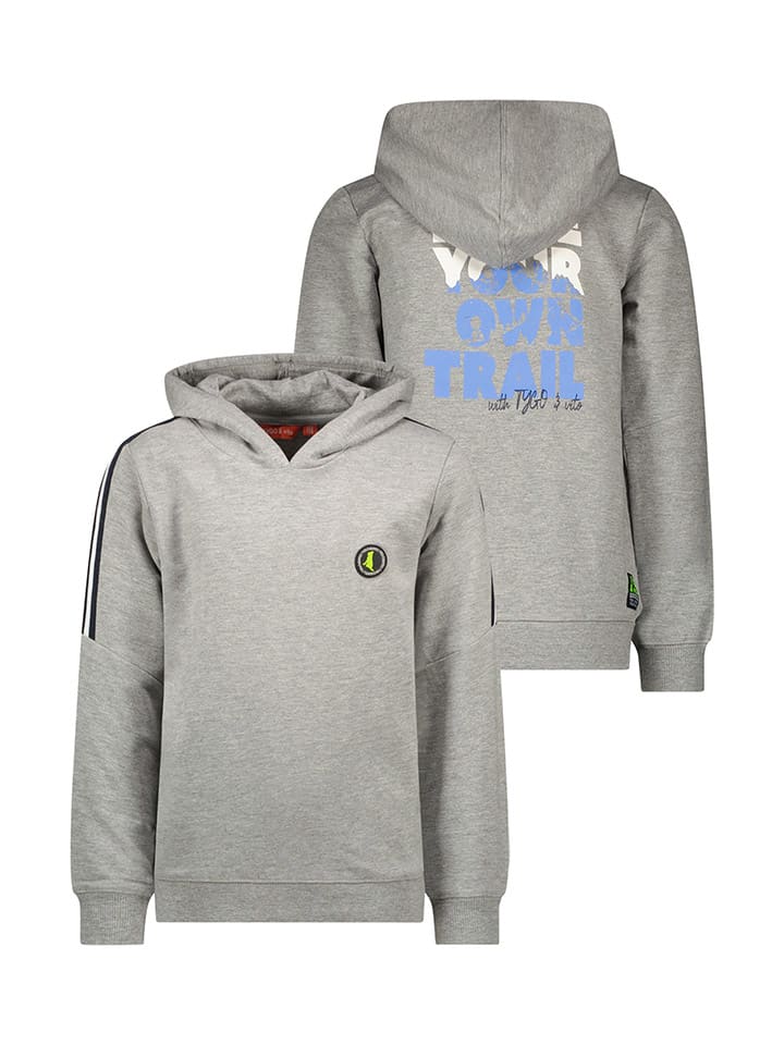 Hoodie "Held" in Grau