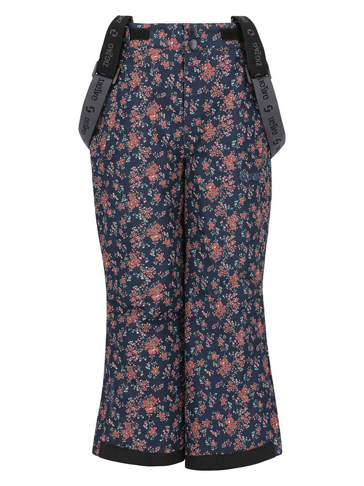 Ski-/ Snowboardhose "Soho" in Dunkelblau/ Rot