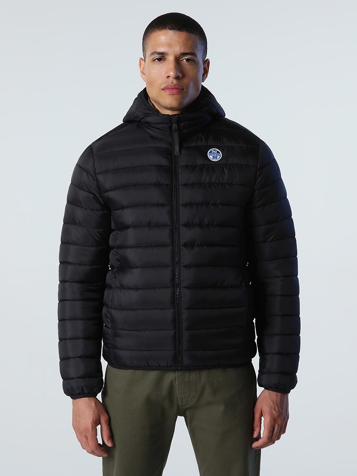Steppjacke in Schwarz