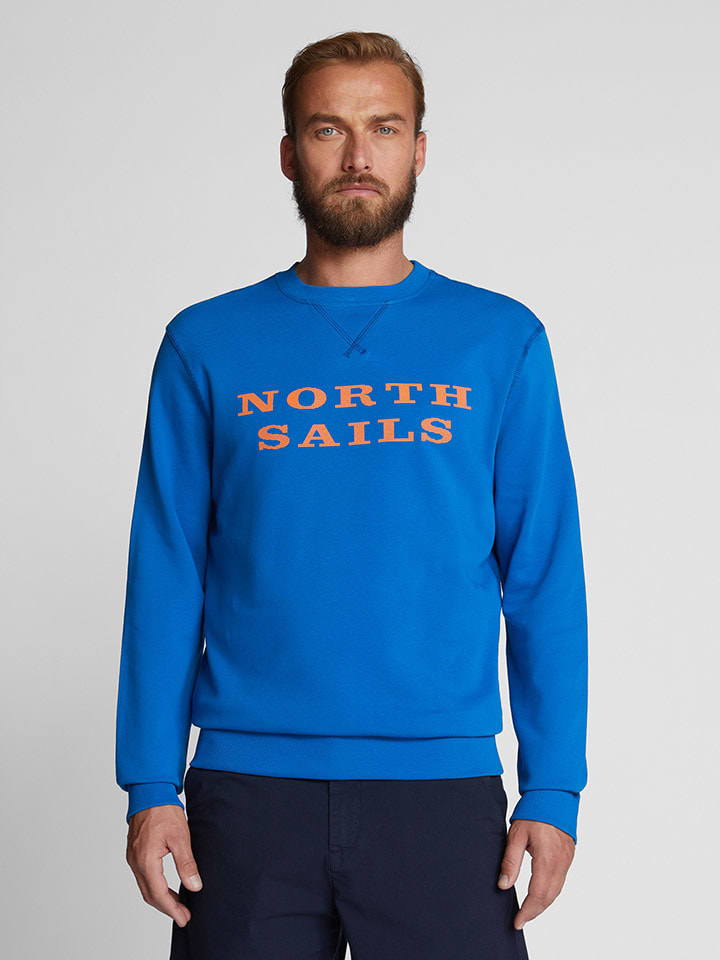 Sweatshirt in Blau