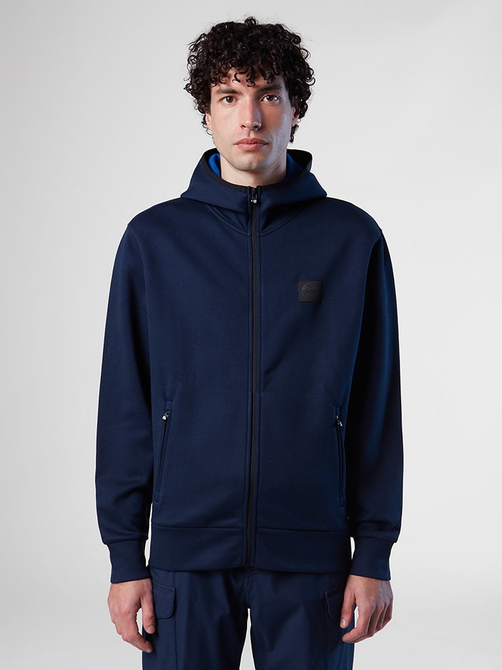 Sweatvest donkerblauw