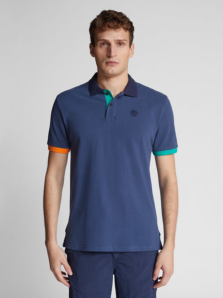 Poloshirt in Blau