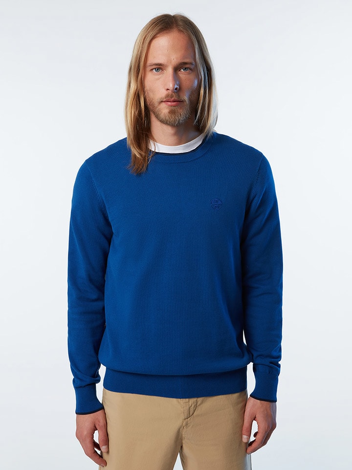 Sweatshirt in Blau