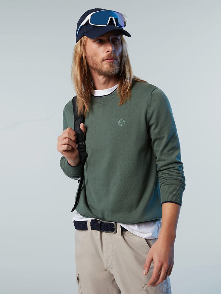 Sweatshirt in Salbei