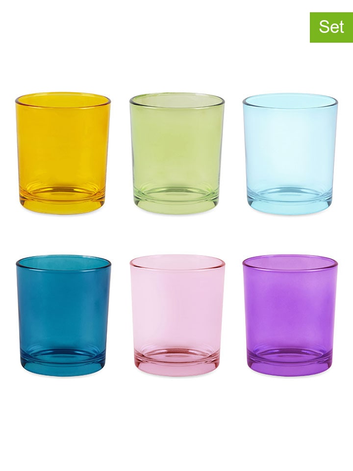 Szklanki (6 szt.) "Marrakech" w różnych kolorach - 260 ml