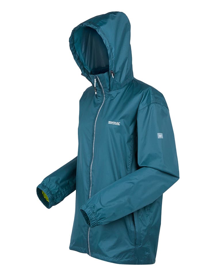 Regenjacke "Lyle IV" in Blau/ Türkis