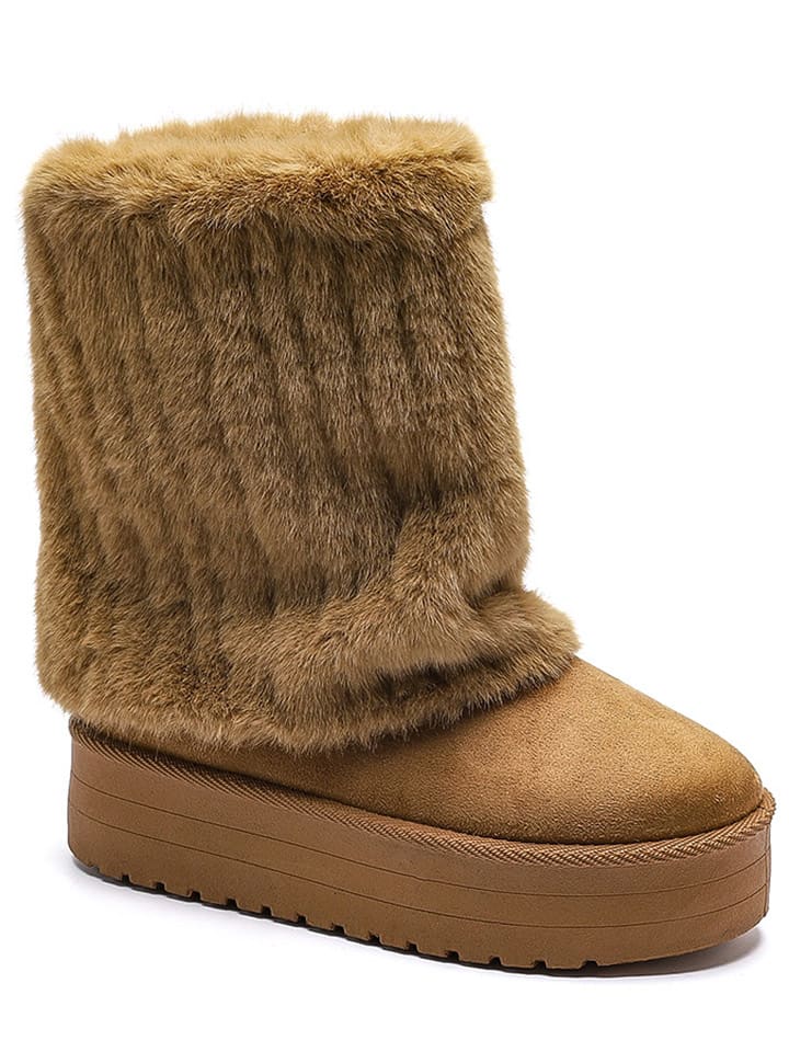 Winterboots in Hellbraun