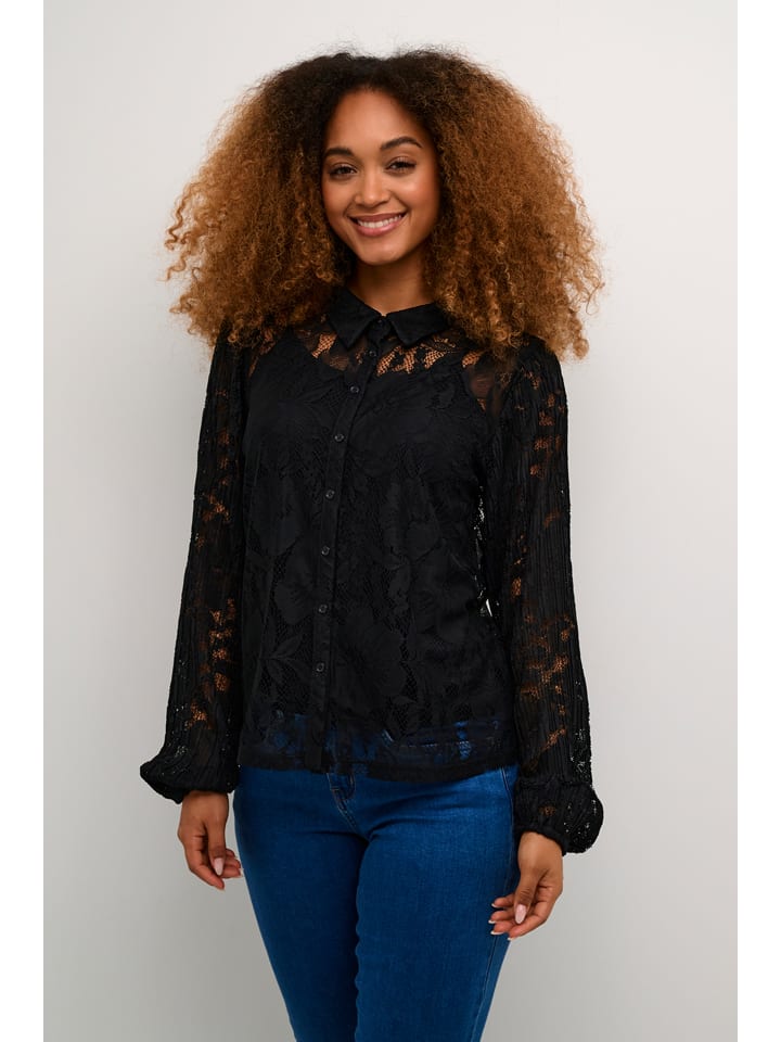 Bluse "Kanni" in Schwarz