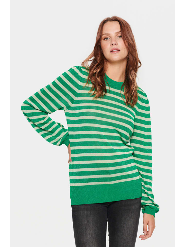 Sweter "Saint Tropez" w kolorze zielonym