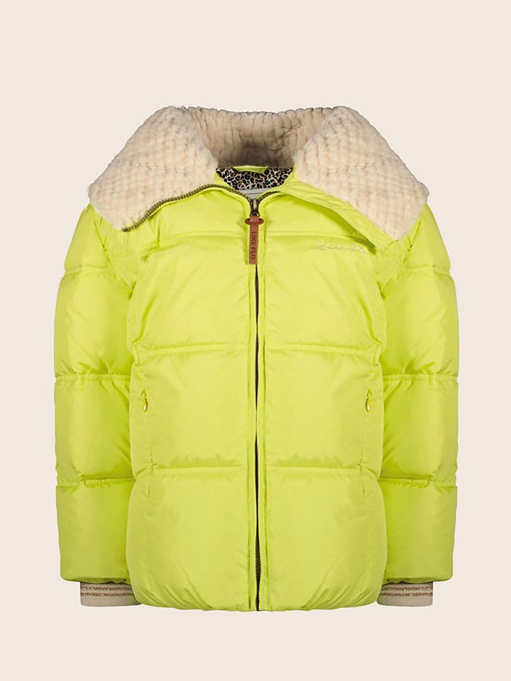 Winterjacke in Gelb
