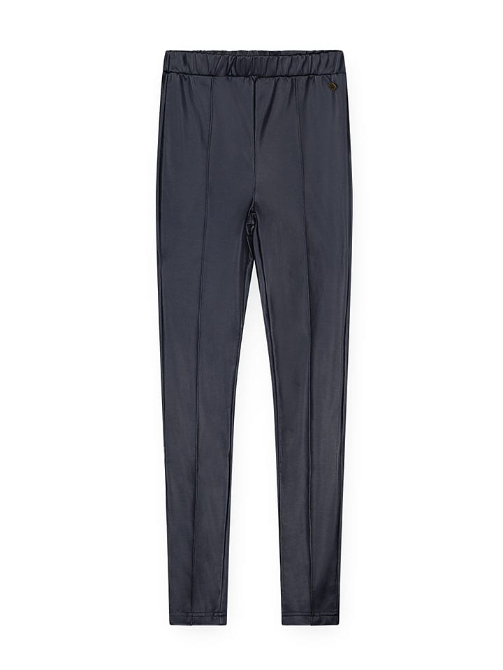Legginsy w kolorze granatowym