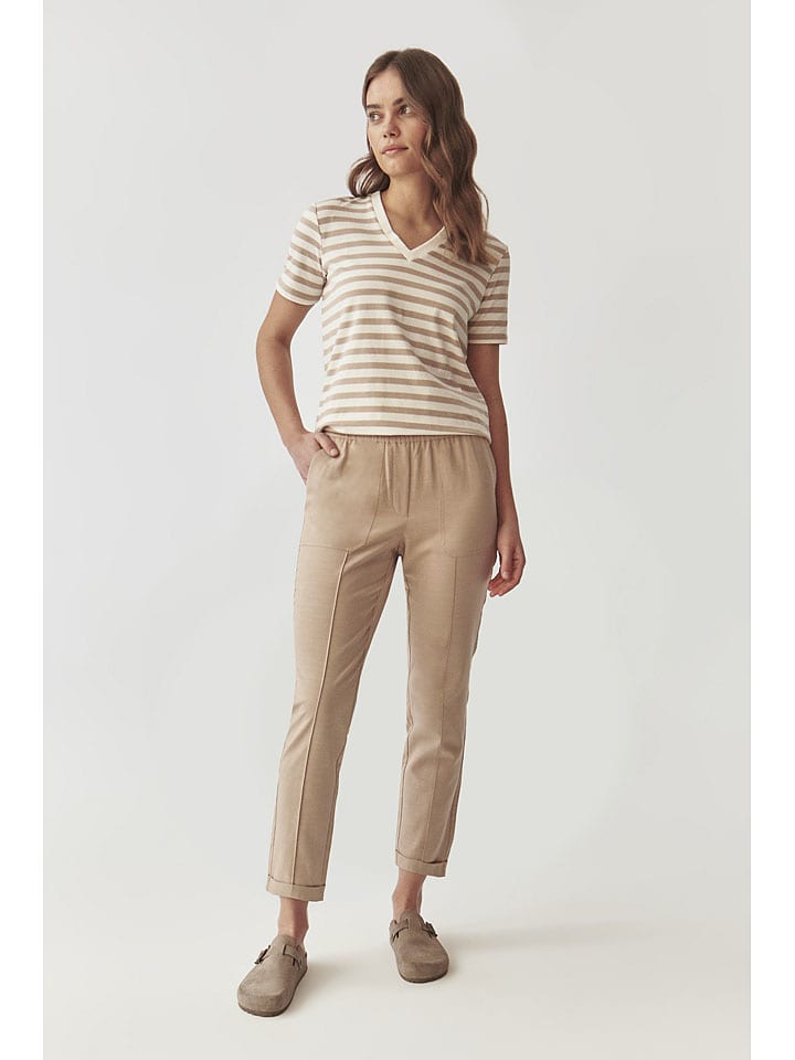 Broek zandkleurig