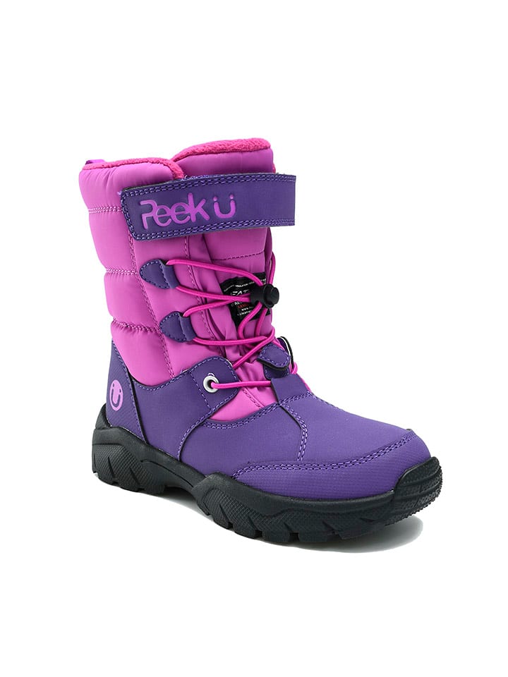 Winterboots "Blunnie" in Lila/ Pink