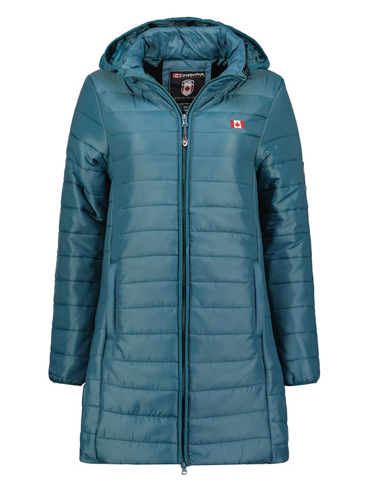 Steppjacke "Atikeak" in Petrol
