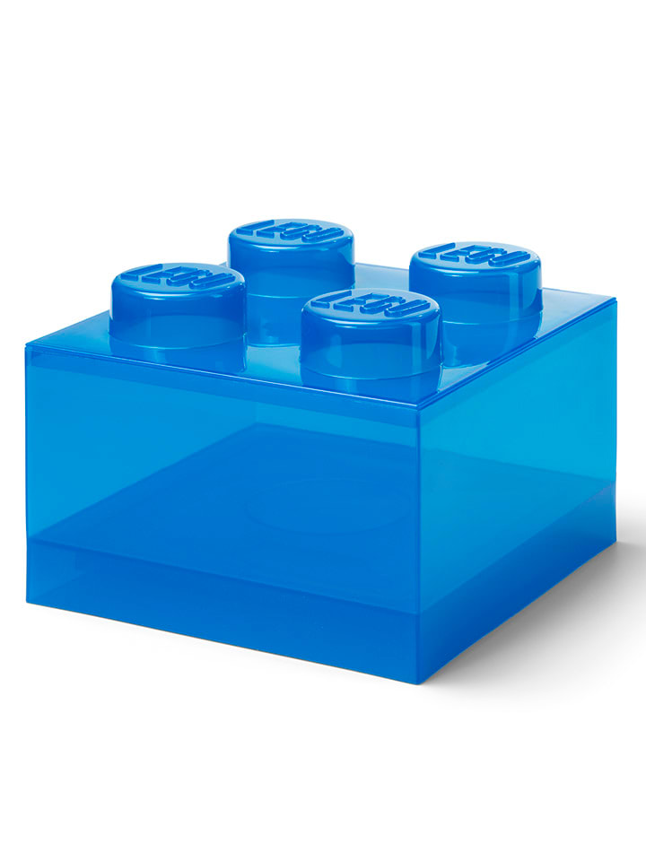 Aufbewahrungsbox "Brick 4" in Blau - (B)25 x (H)18 x (T)25 cm