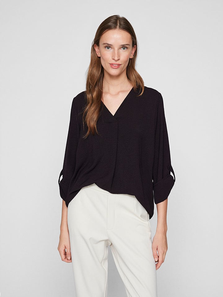 Bluse in Schwarz