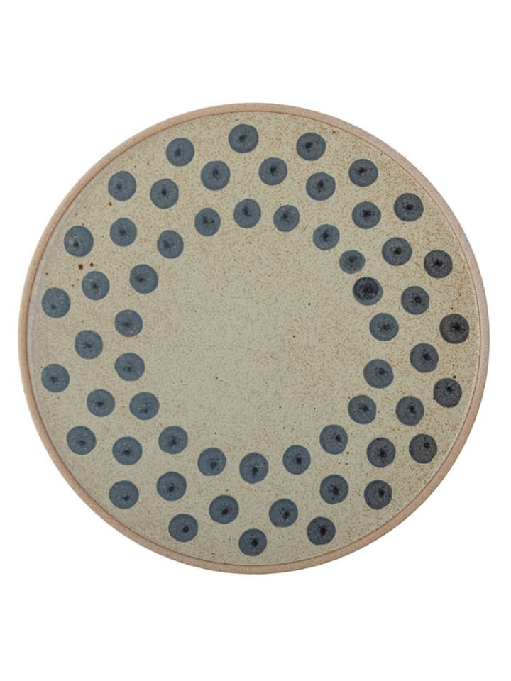 Dinerbord "Tinni" beige/blauw - Ø 28,5 cm