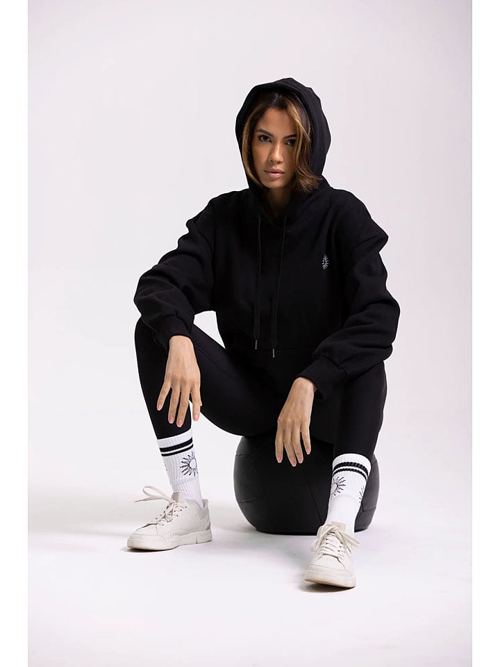 Hoodie "Tara" in Schwarz