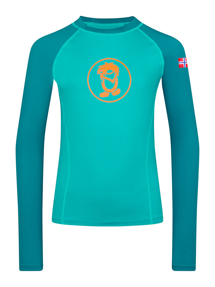 Badeshirt "Kvalvika" in Hellblau