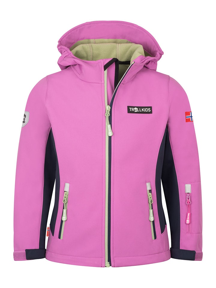 Trollkids Oslofjord Jacke - Wassserabweisende Softshell-Jacke Mit Reflektoren