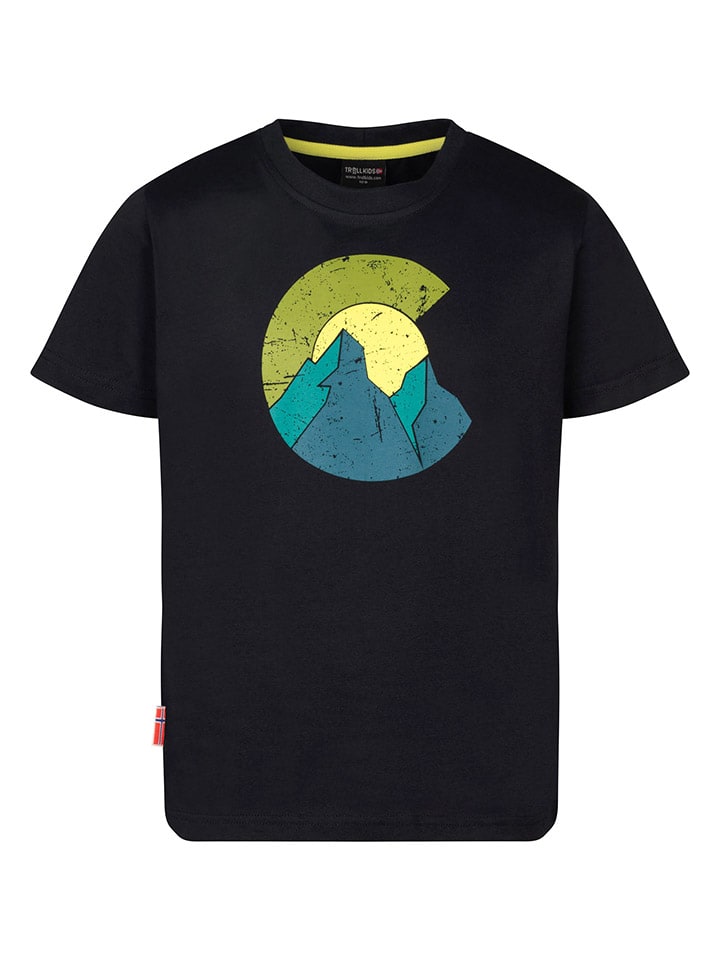 Funktionsshirt "Halsafjord T" in Schwarz