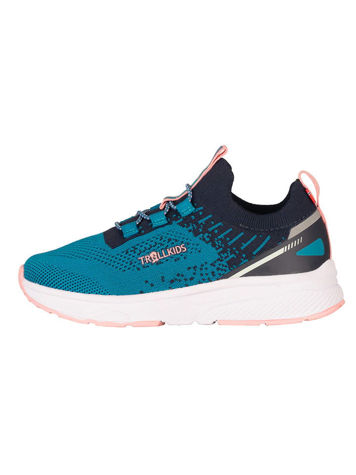 Sneakers "Balestrand" in Blau/ Schwarz/ Rosa