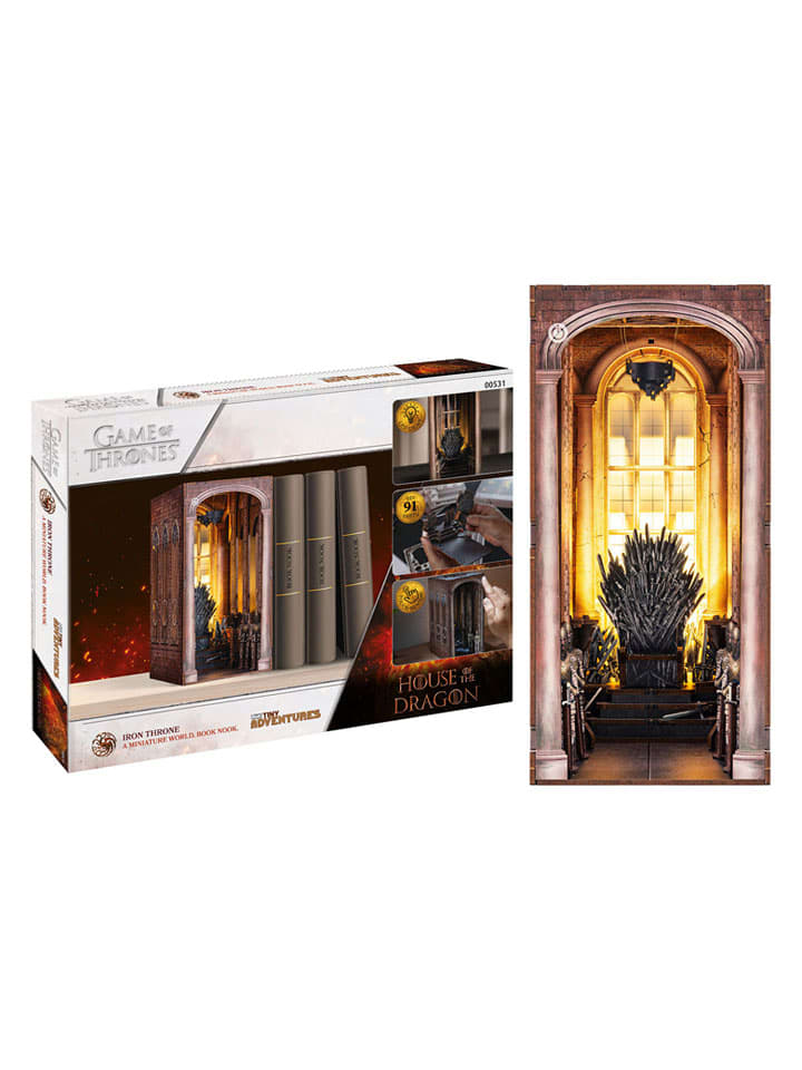 91tlg. 3D-Puzzle "Tiny Adventures - Iron Throne" - ab 14 Jahren