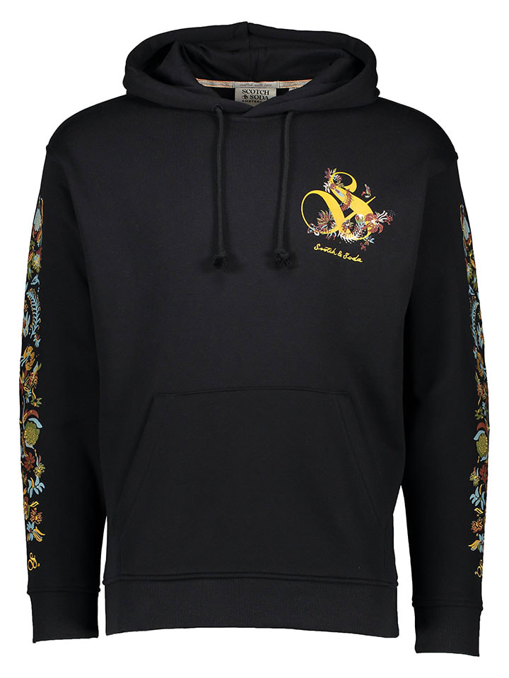 Hoodie in Schwarz