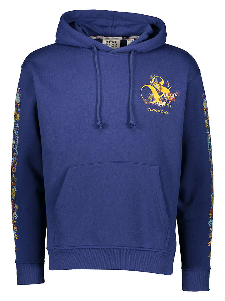 Hoodie in Blau