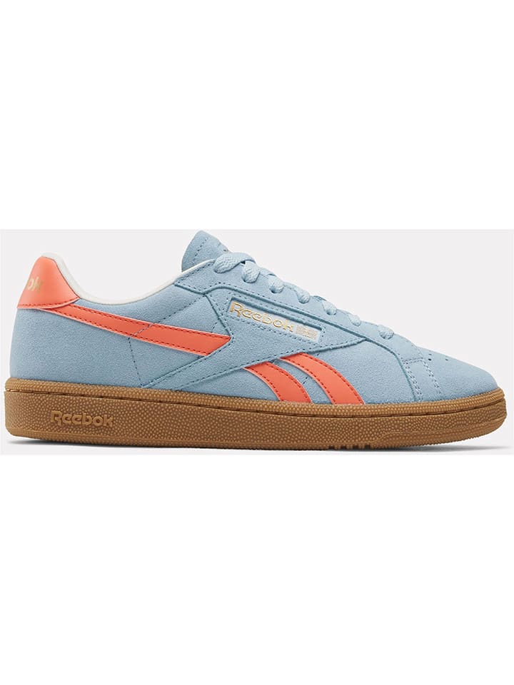 Skórzane sneakersy "Club C Grounds" w kolorze błękitnym