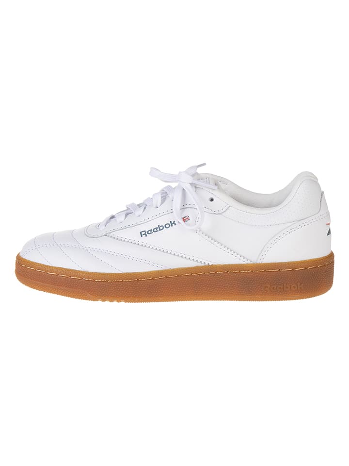 Skórzane sneakersy "Club C Terrace" w kolorze białym