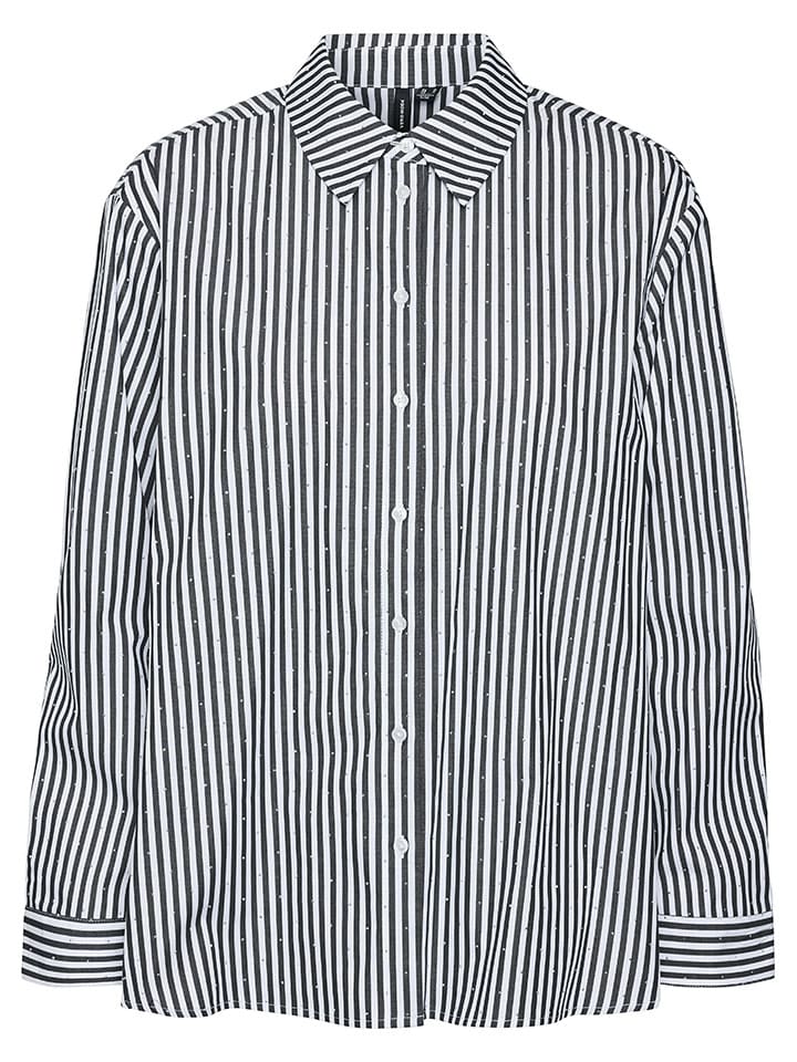 Hemd in Schwarz/ Weiß