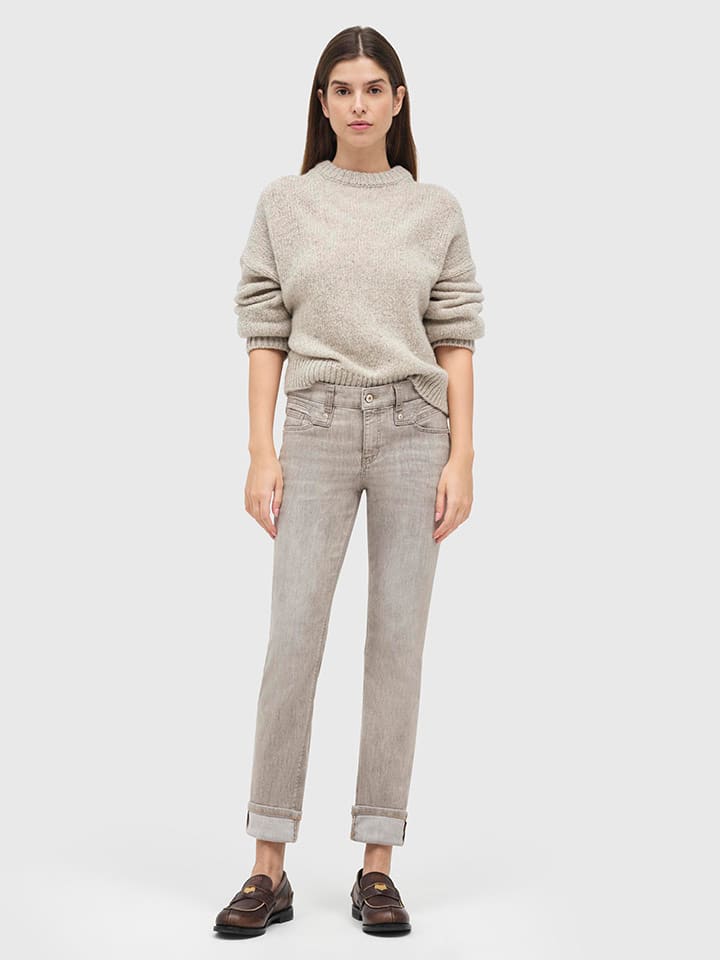 Jeans "Rich" - Slim fit - in Beige