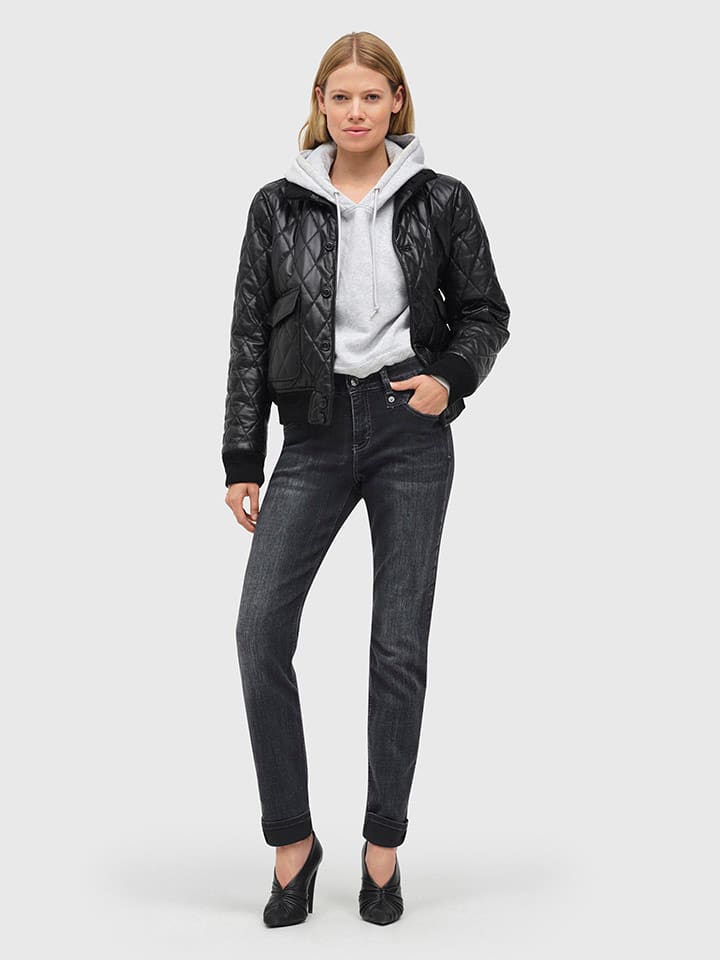 Dżinsy "Rich" - Slim fit - w kolorze antracytowym