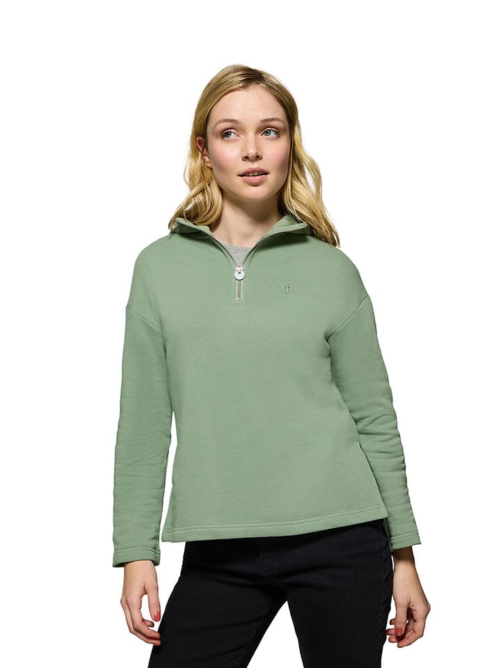 Hoodie in Grün