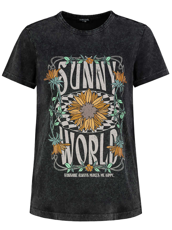Shirt in Schwarz