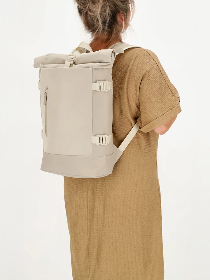 Beige Rucksäcke Outlet Rucksäcke -80% reduziert