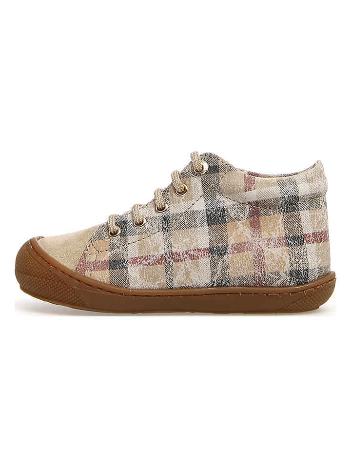 Leder-Lauflernschuhe "Cocoon" in Beige