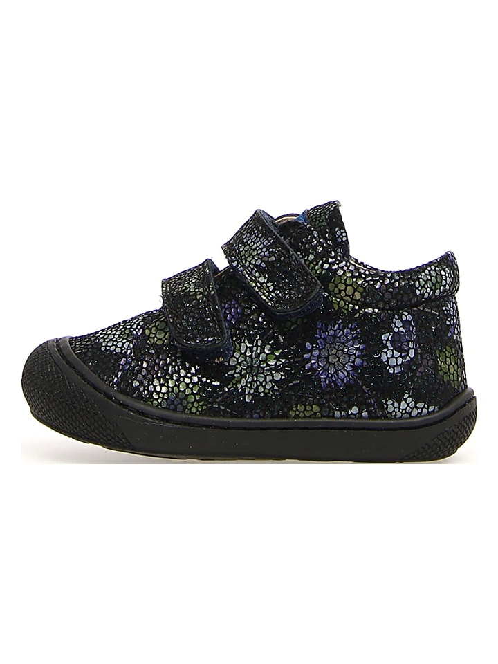 Leder-Lauflernschuhe "Cocoon" in Dunkelblau