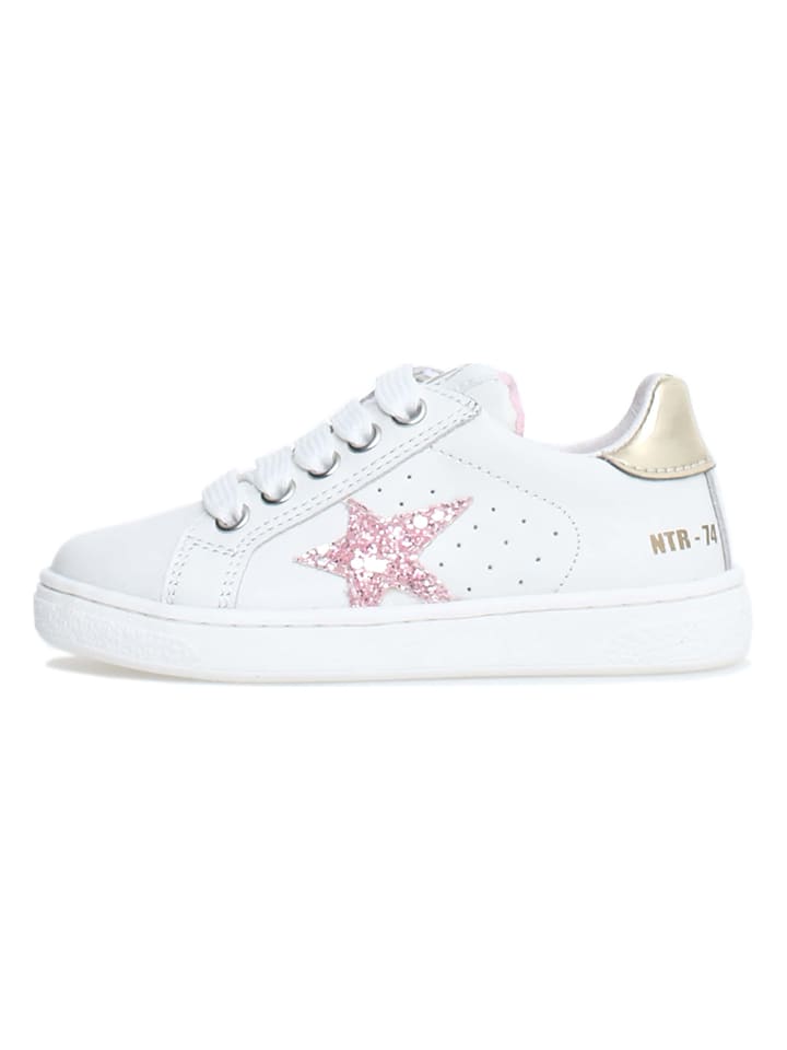 Leren sneakers "Pinn" wit